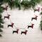 Glitzhome® 6ft. Metal Christmas Dog Garland Set